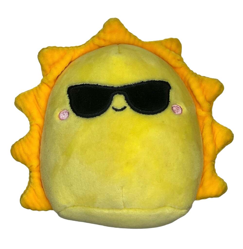 Squishmallows Original Cruz the Sun Plush Dog Toy